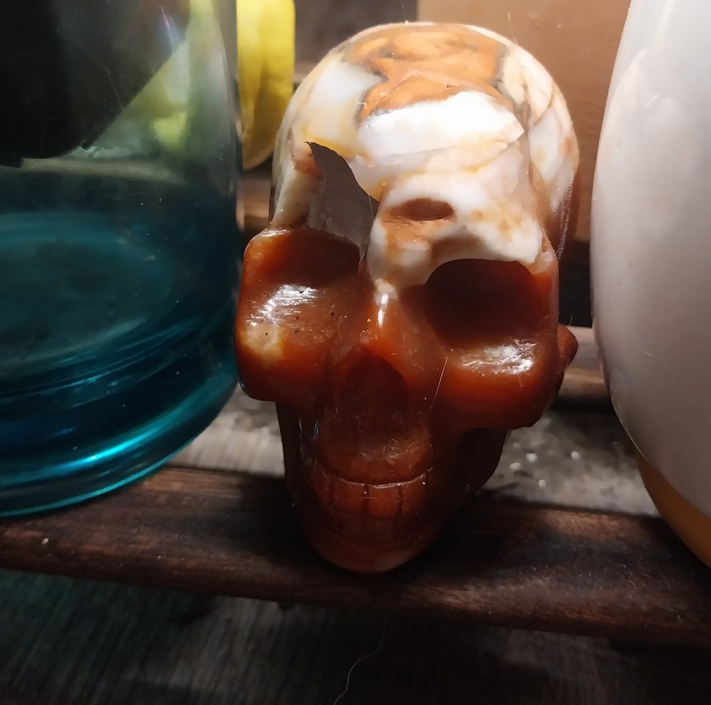 Carnelian Skull