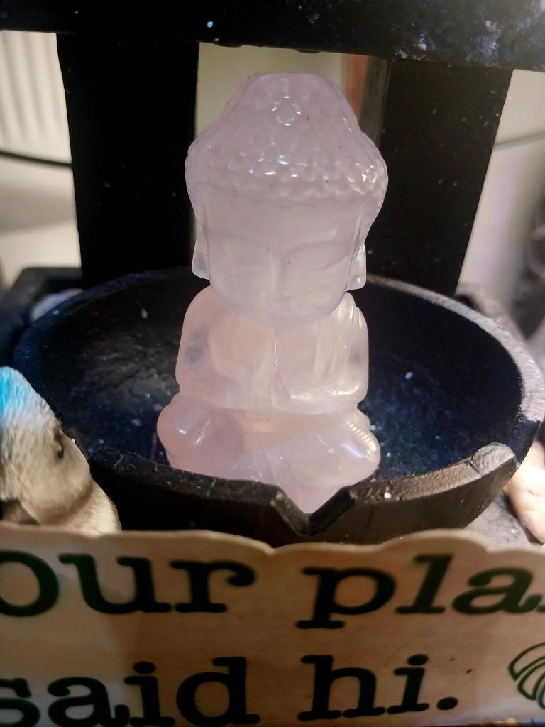Rose Quartz Buddha