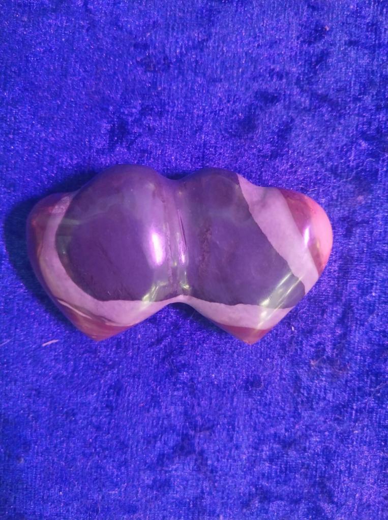 Desert Jasper Double Heart