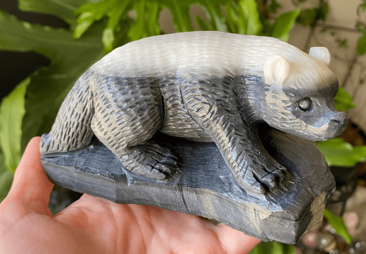Honey Badger Carving